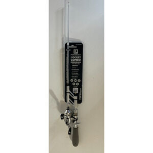 Profishiency TINYPCSG Tiny but Mighty 20in Silver Fishing Rod/Reel Combo